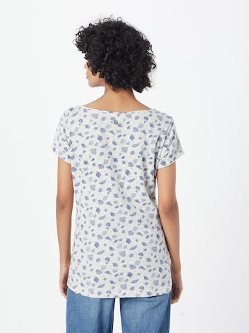 Ragwear T-Shirt 'FLORAH' in Weiß