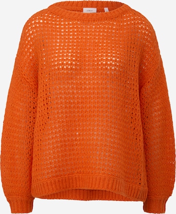 s.Oliver BLACK LABEL - Pullover em laranja: frente