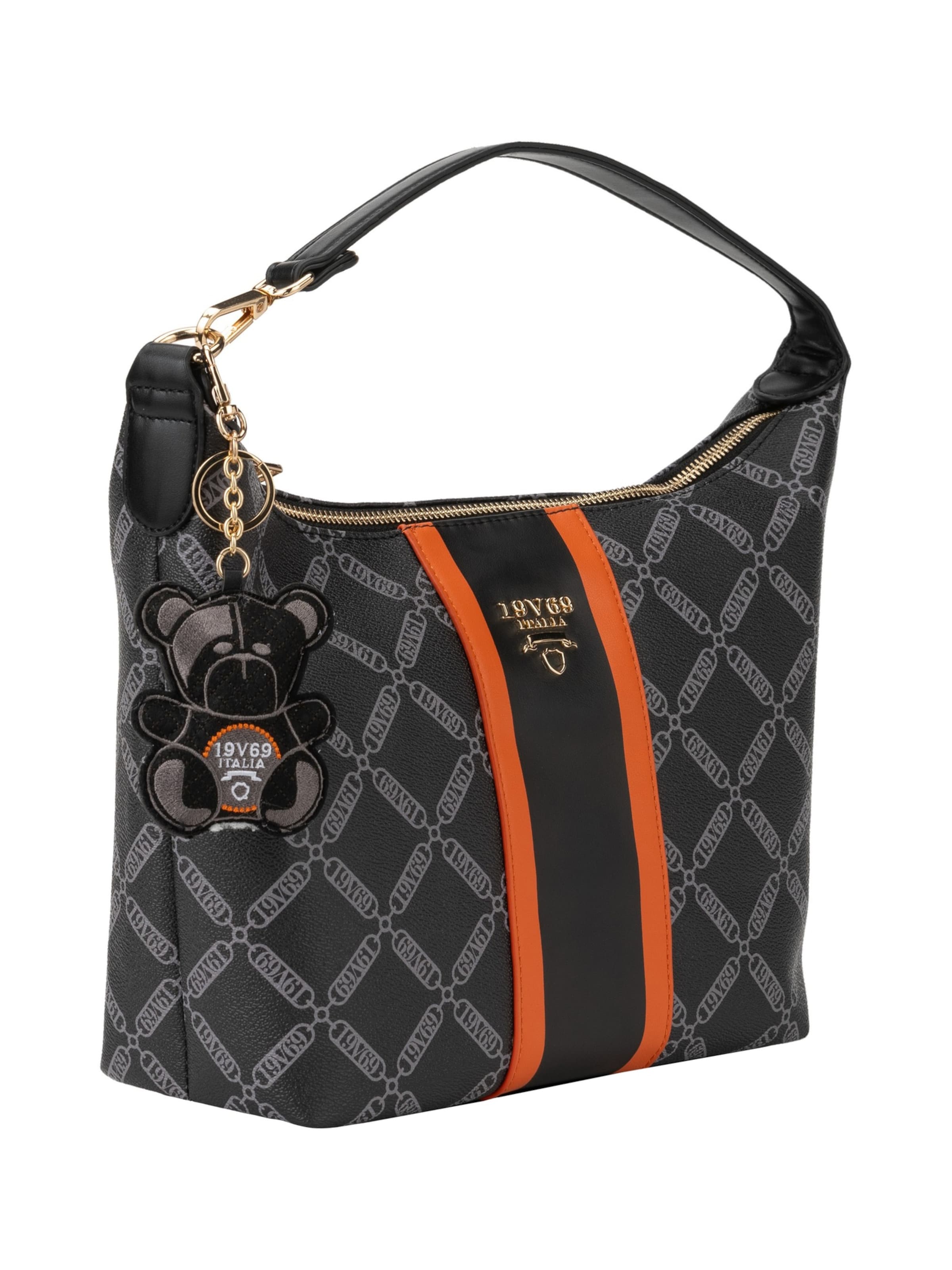 19V69 ITALIA - Bolso de hombro 'Marca' en negro