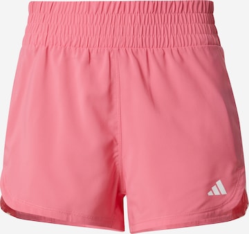 ADIDAS PERFORMANCE Loosefit Urheiluhousut 'PACER' värissä vaaleanpunainen: etupuoli