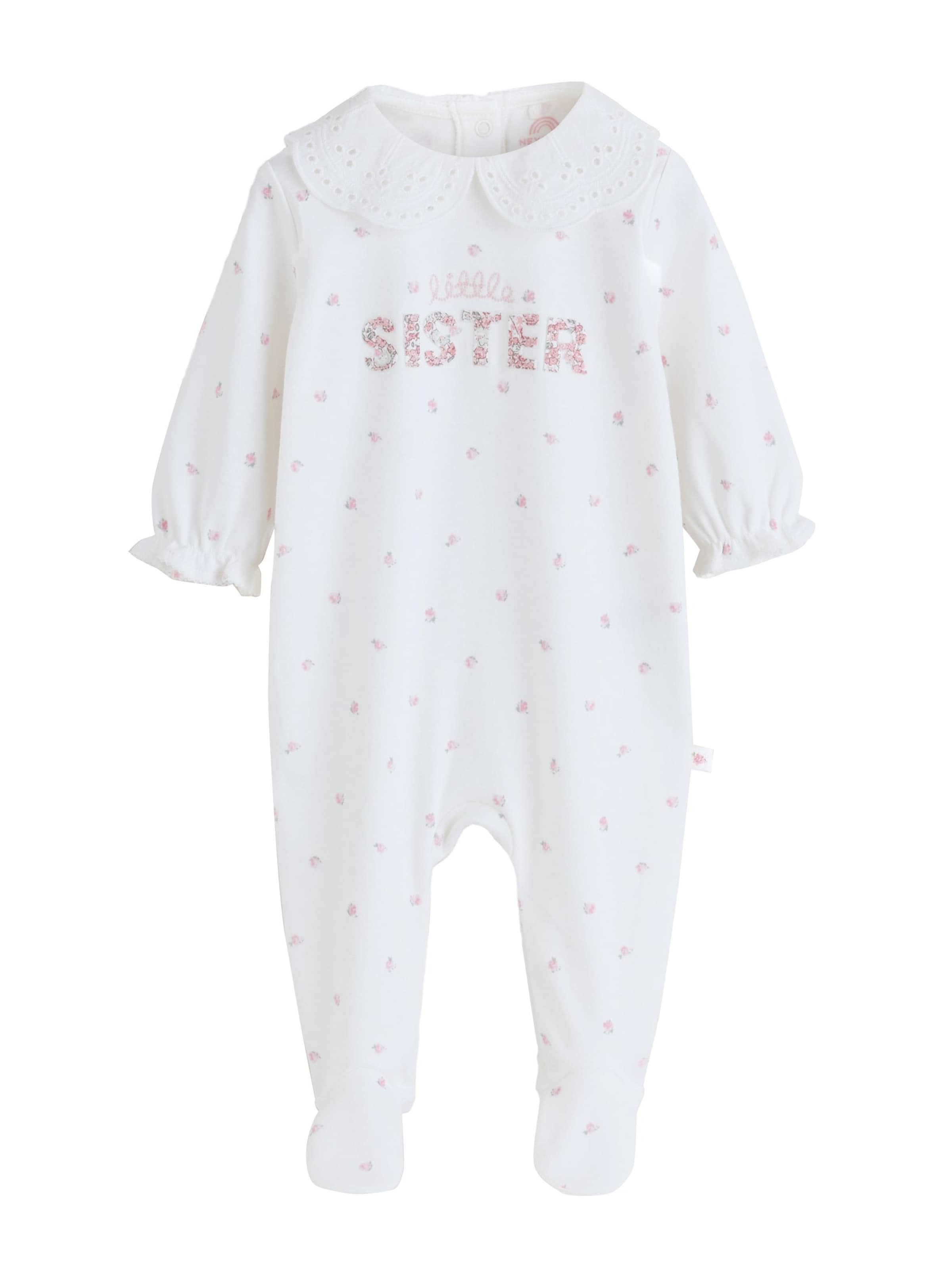 Next Pyžamo – bílá: přední strana