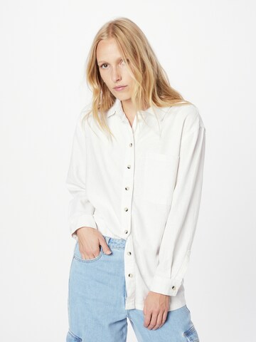 Denim Project Blouse 'Clara' in White: front