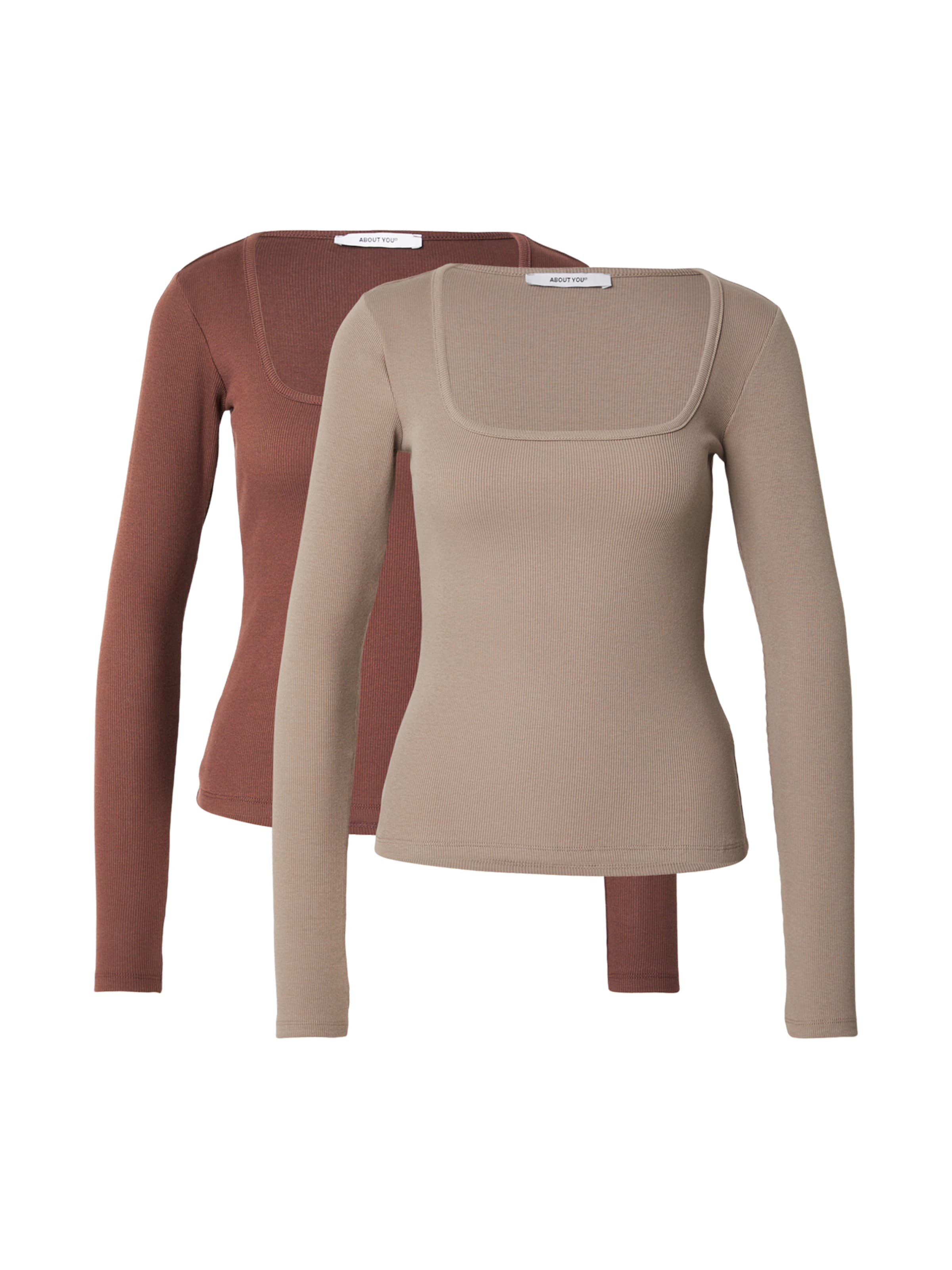 ABOUT YOU - Camiseta 'Sita' en marrón: frente