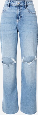 HOLLISTERWide Leg/ Široke nogavice Traperice - plava boja: prednji dio