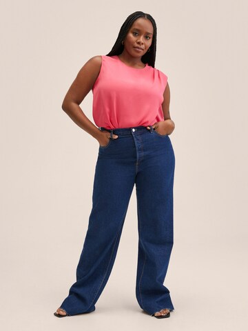 MANGO Bluse 'MARACUYA' in Pink