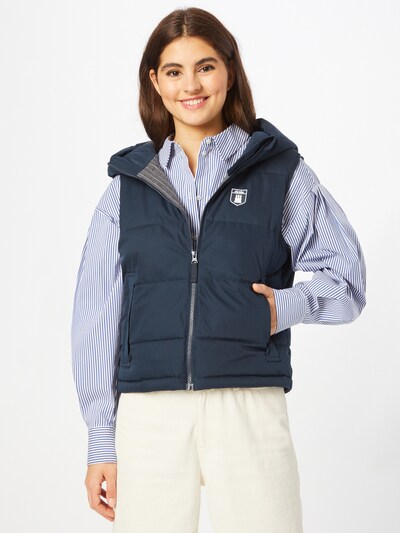 Derbe Vest 'Big Hood' in Navy, View model