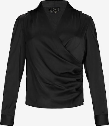 Chemisier faina en noir : devant