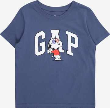Maglietta 'SNOOPY USA' di GAP in blu: frontale