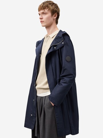 Parka di mezza stagione di Adolfo Dominguez in blu: frontale