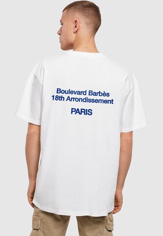 T-Shirt 'Boulevard Barbès' MT Upscale en blanc : devant