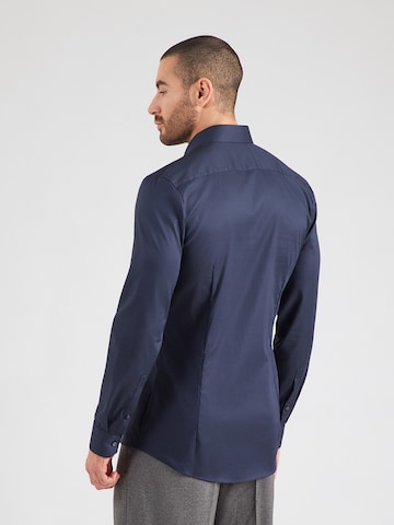 OLYMP Слим Деловая рубашка в Синий