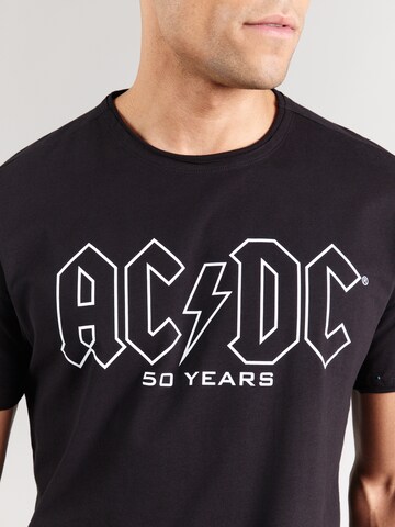 T-Shirt 'AC/DC - History Of A Tee' AMPLIFIED en noir
