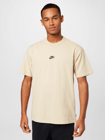 Nike Sportswear - Camiseta 'Essential' en beige: frente