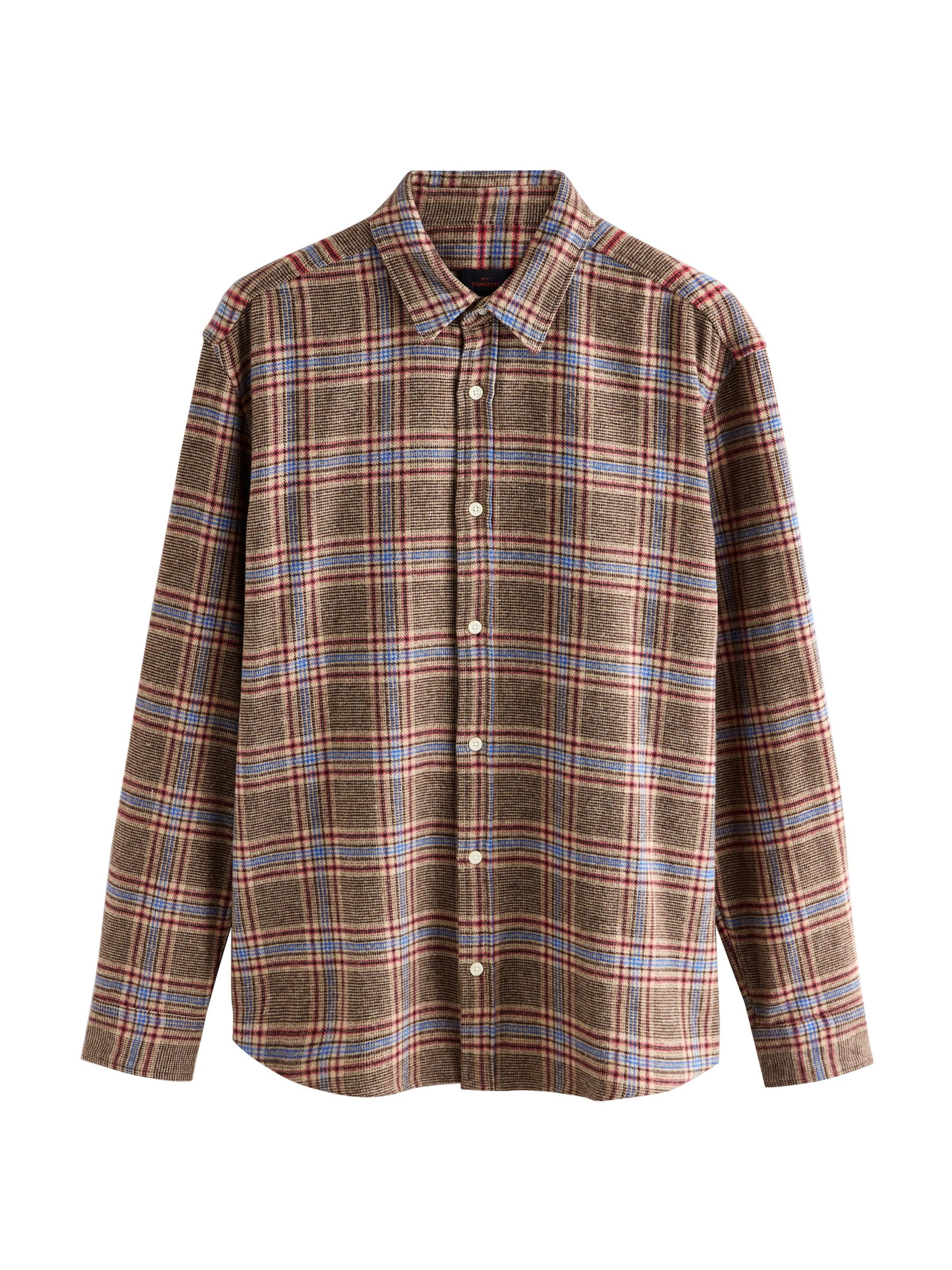 Next Regular fit Overhemd in Bruin: voorkant