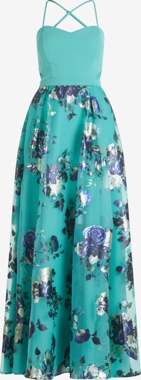 Vera Mont Evening Dress in Turquoise / Mixed colors, Item view