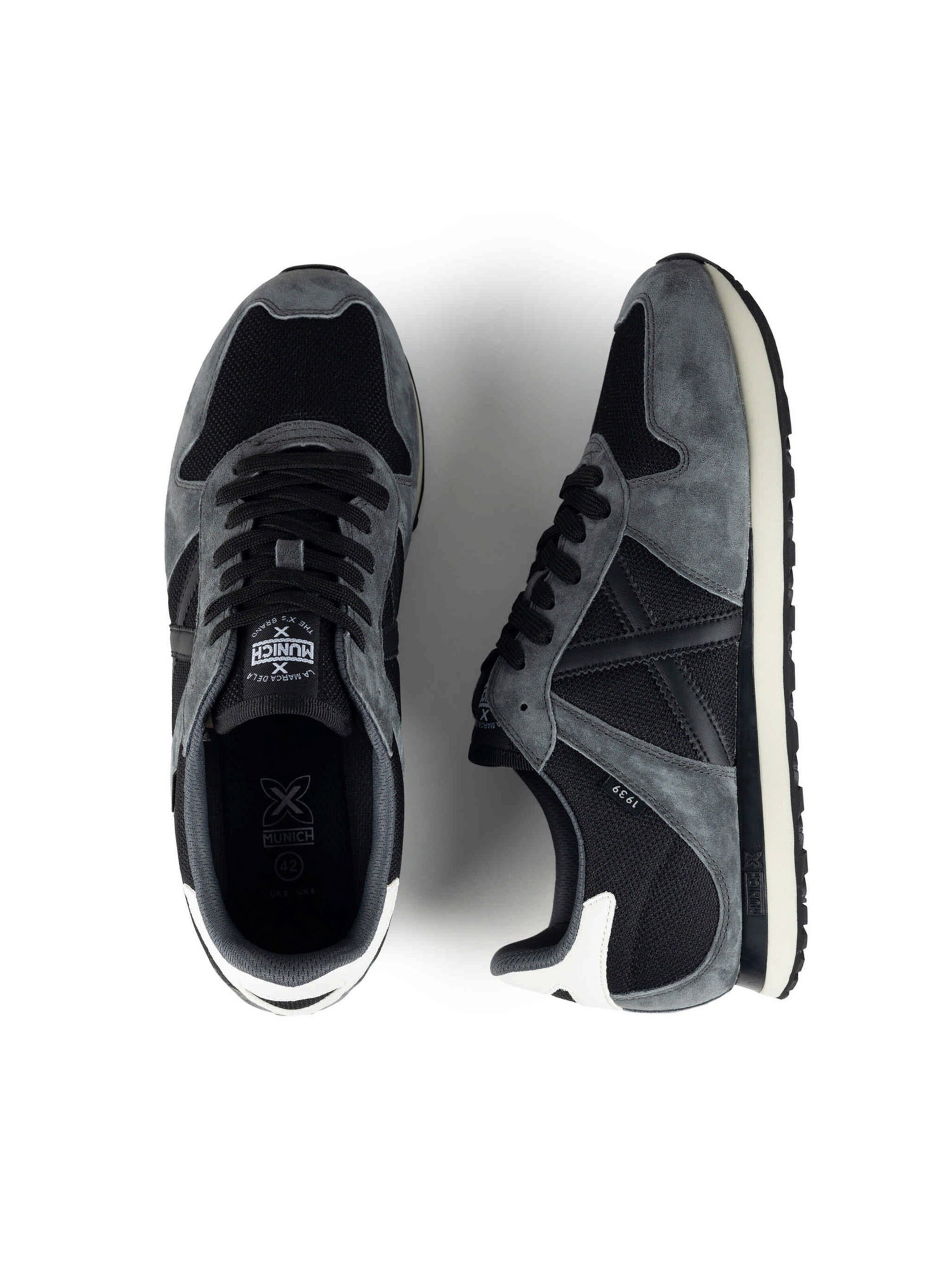 MUNICH Sneakers laag 'MASSANA CLASSIC' in Grijs: bovenkant