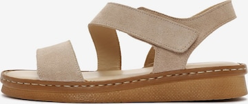 Sandales Derimod en beige : devant