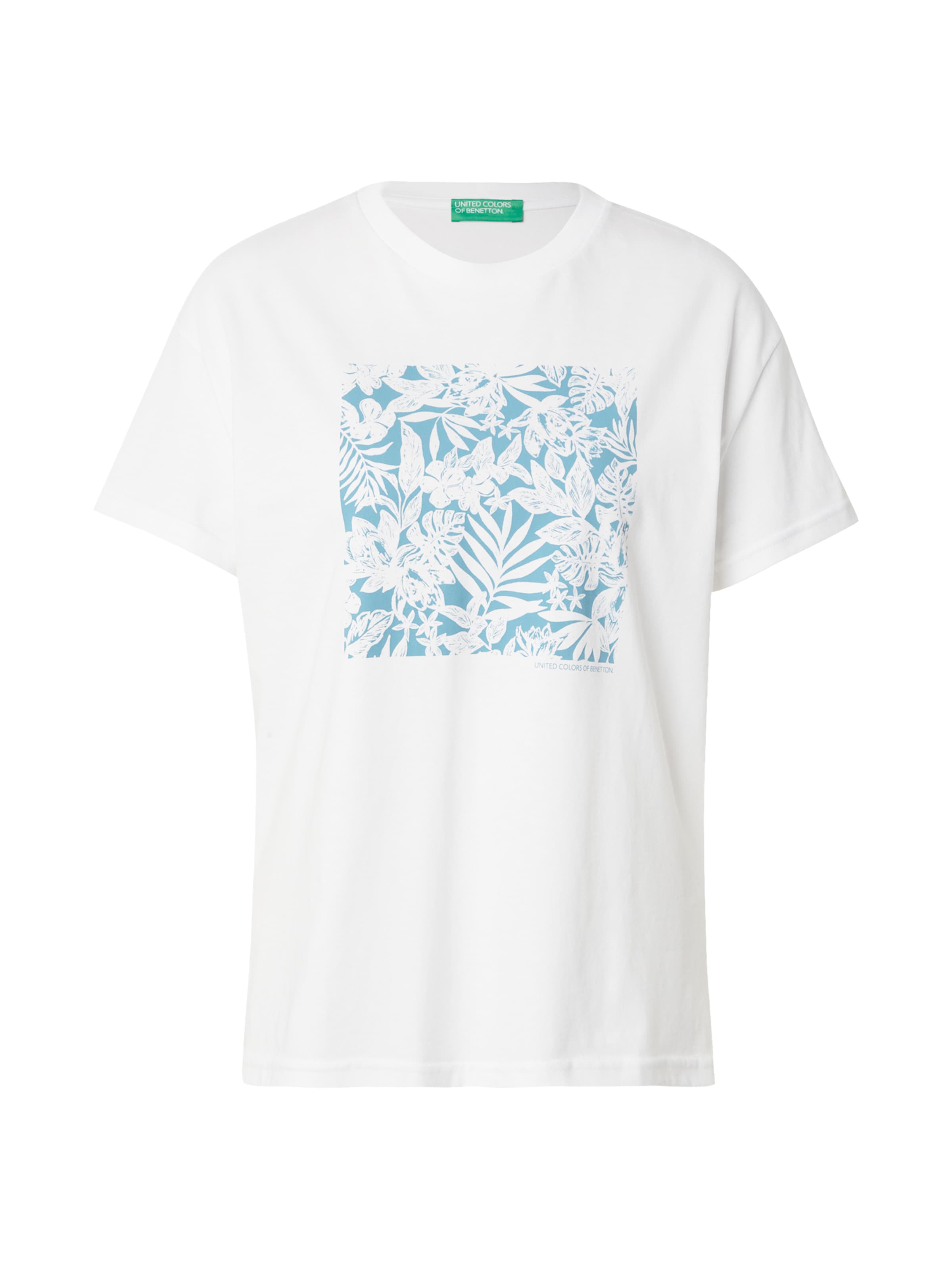 Tricou de la UNITED COLORS OF BENETTON pe alb: față