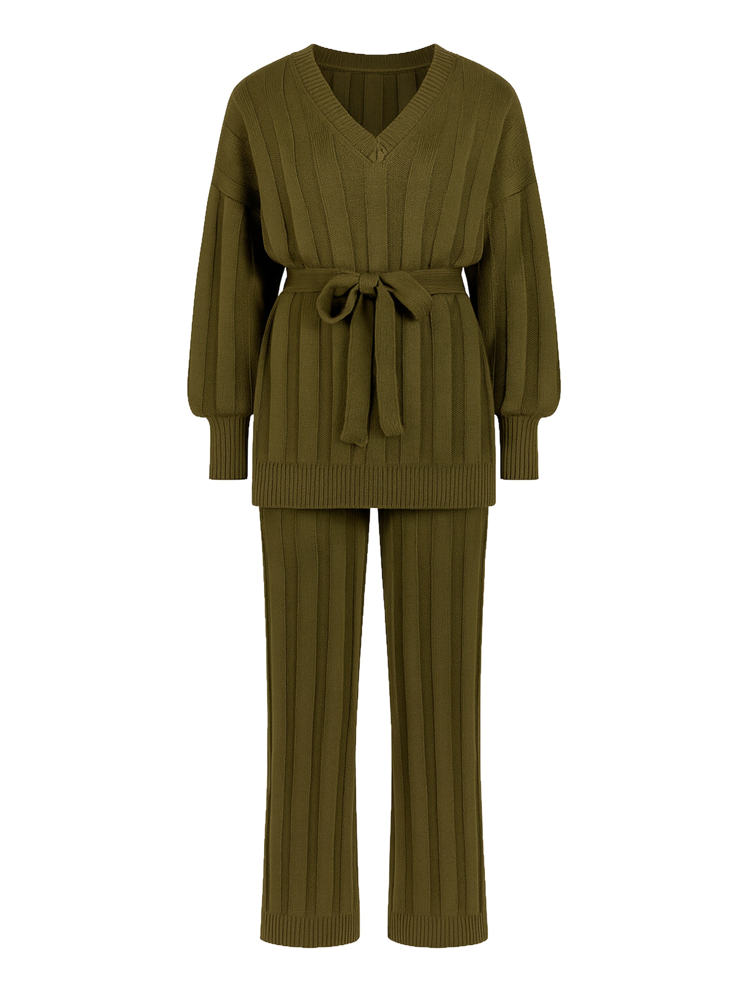 Elara Hausanzug in Grün: Vorderseite