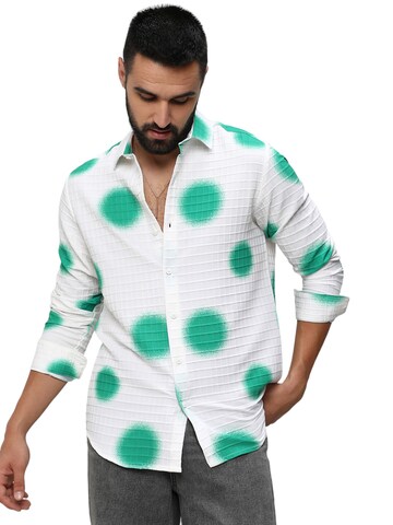 Campus Sutra - Ajuste regular Camisa en blanco: frente
