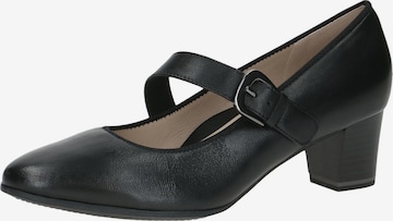 CAPRICECipele s potpeticom - crna boja: prednji dio