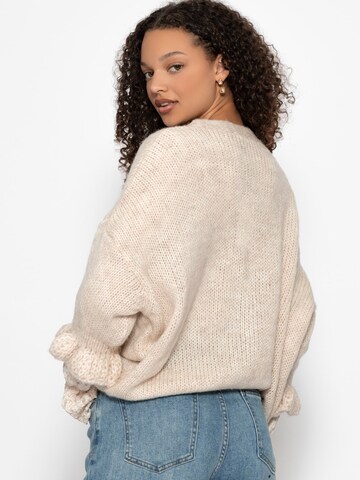SASSYCLASSY Oversized Cardigan in White