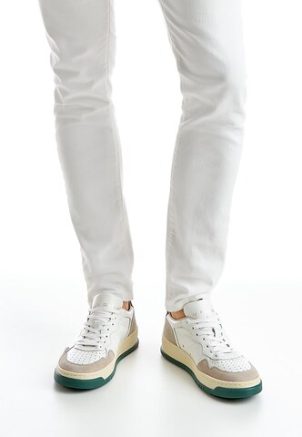 LLOYD Sneakers hoog 'BOOKER' in Wit: voorkant