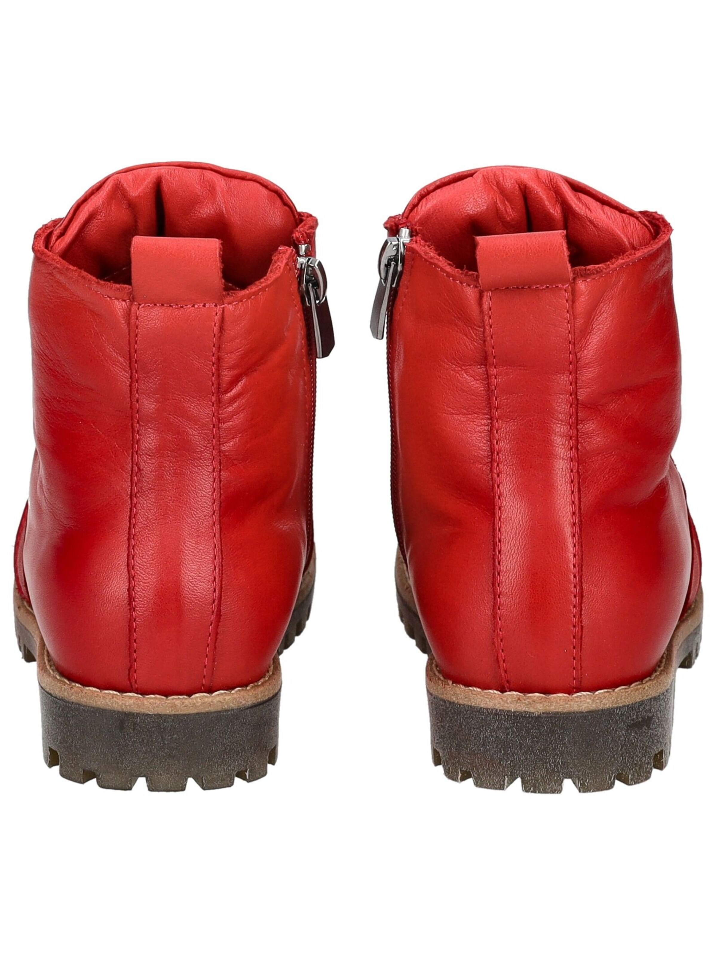 ANDREA CONTI Lace-up bootie in Red