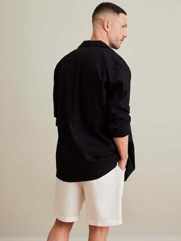 Comfort fit Camicia 'Luis' di DAN FOX APPAREL in nero