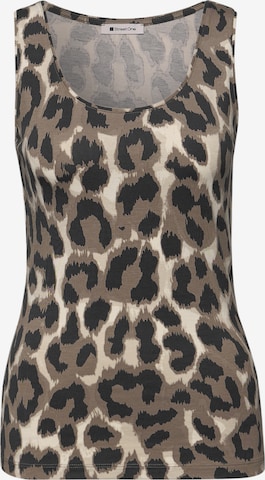 smėlio STREET ONE Palaidinė be rankovių 'Anni': priekis