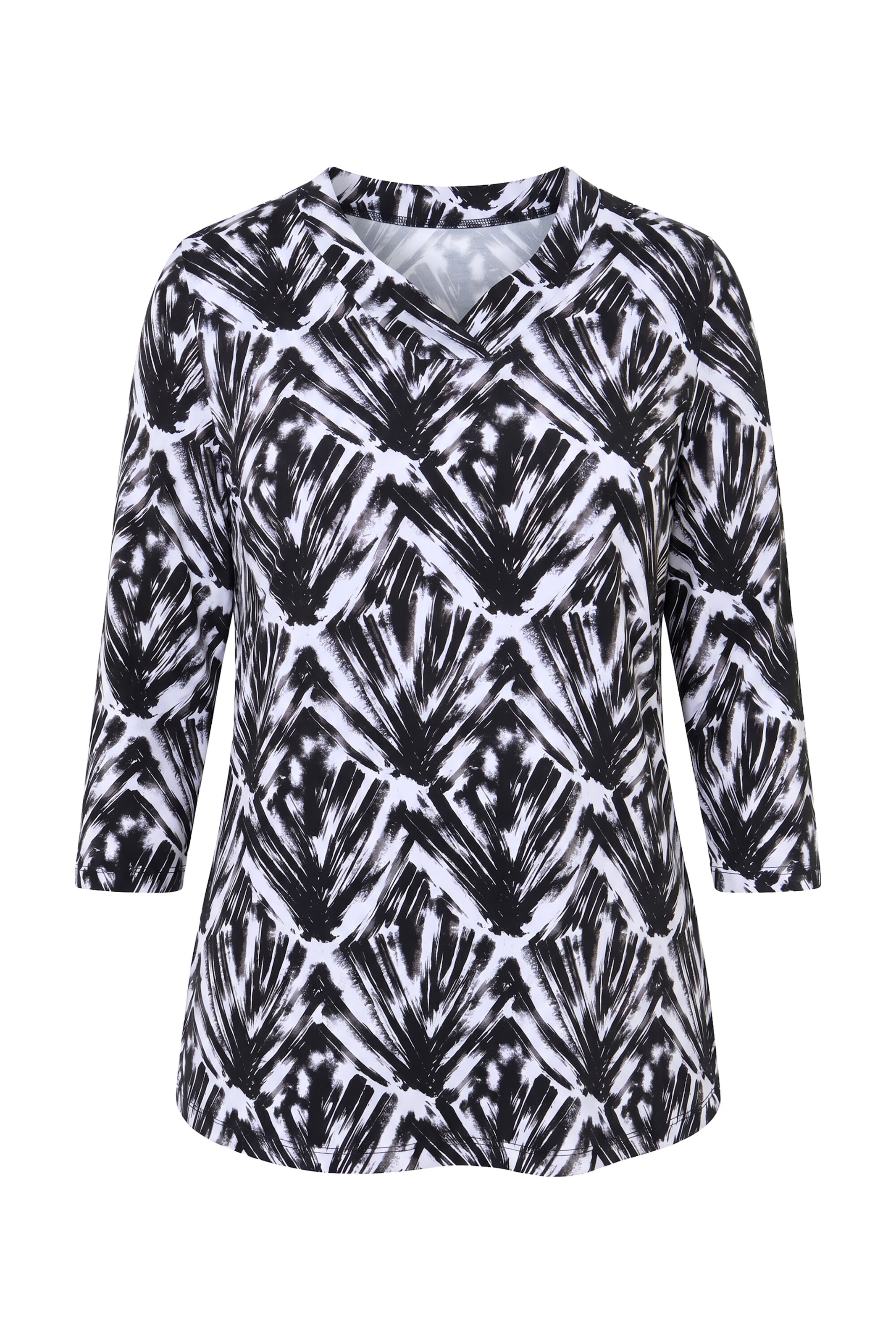 Ulla Popken Shirt in Black: front