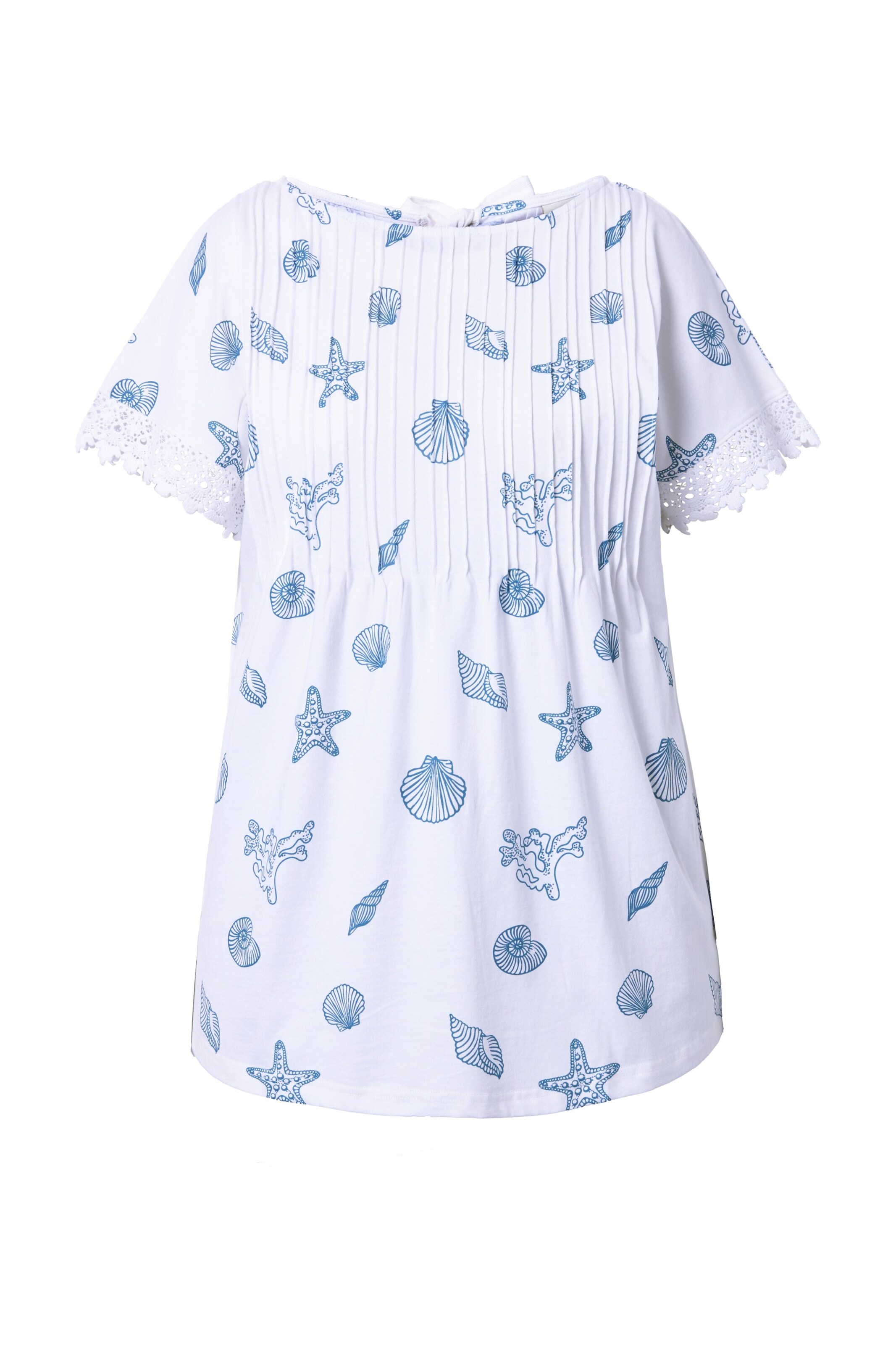 Ulla Popken Shirt in Weiß: Vorderseite