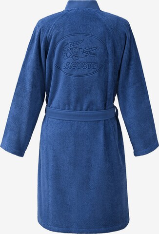 LACOSTE Short Bathrobe 'Defile' in Blue