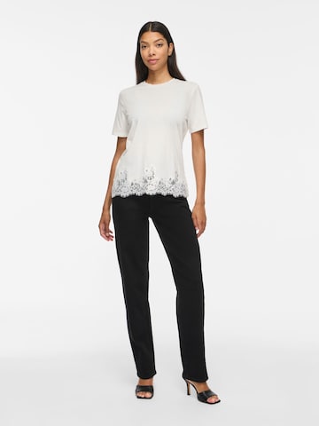VILA - Camiseta en blanco