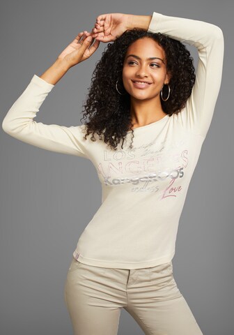 KangaROOS Shirt in Beige