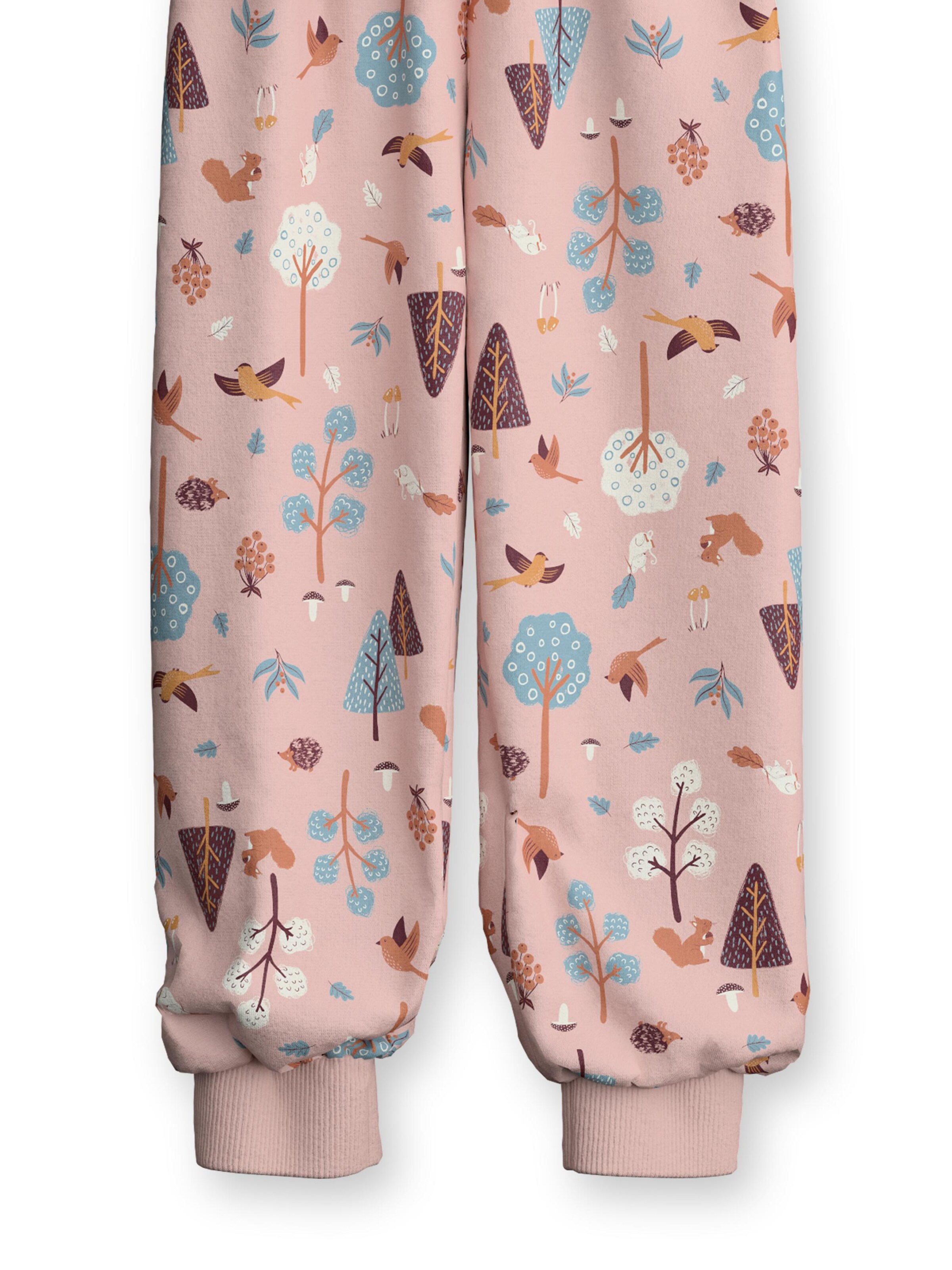 CALIDA Schlafanzug 'Forest' in Pink