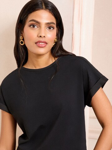 love & roses T-shirt i svart