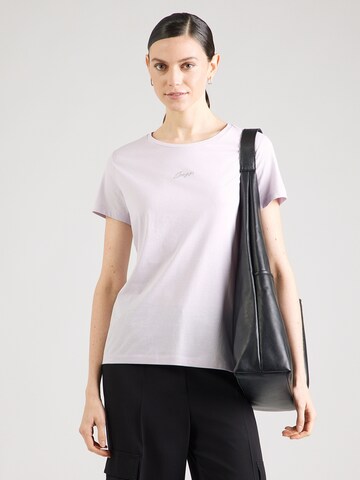 BOSS Тениска 'C_Elove' в лилав: отпред