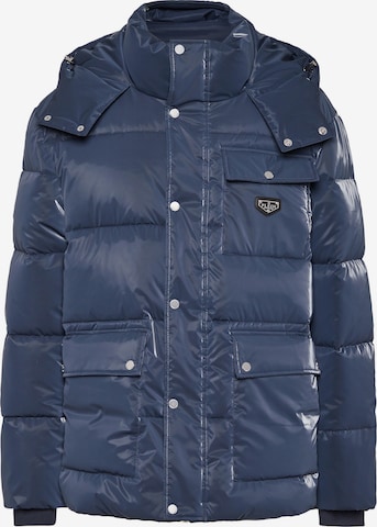 Giacca invernale di Philipp Plein in blu: frontale