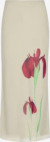 Jupe Usha en beige : devant