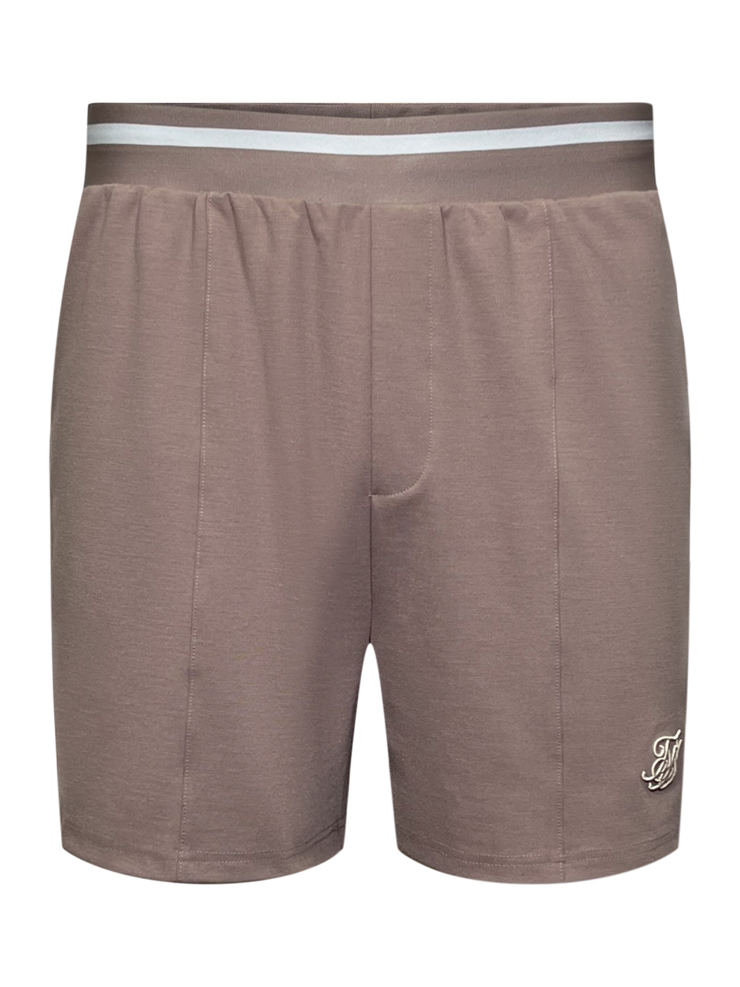 SikSilk Regular Pants in Beige: front