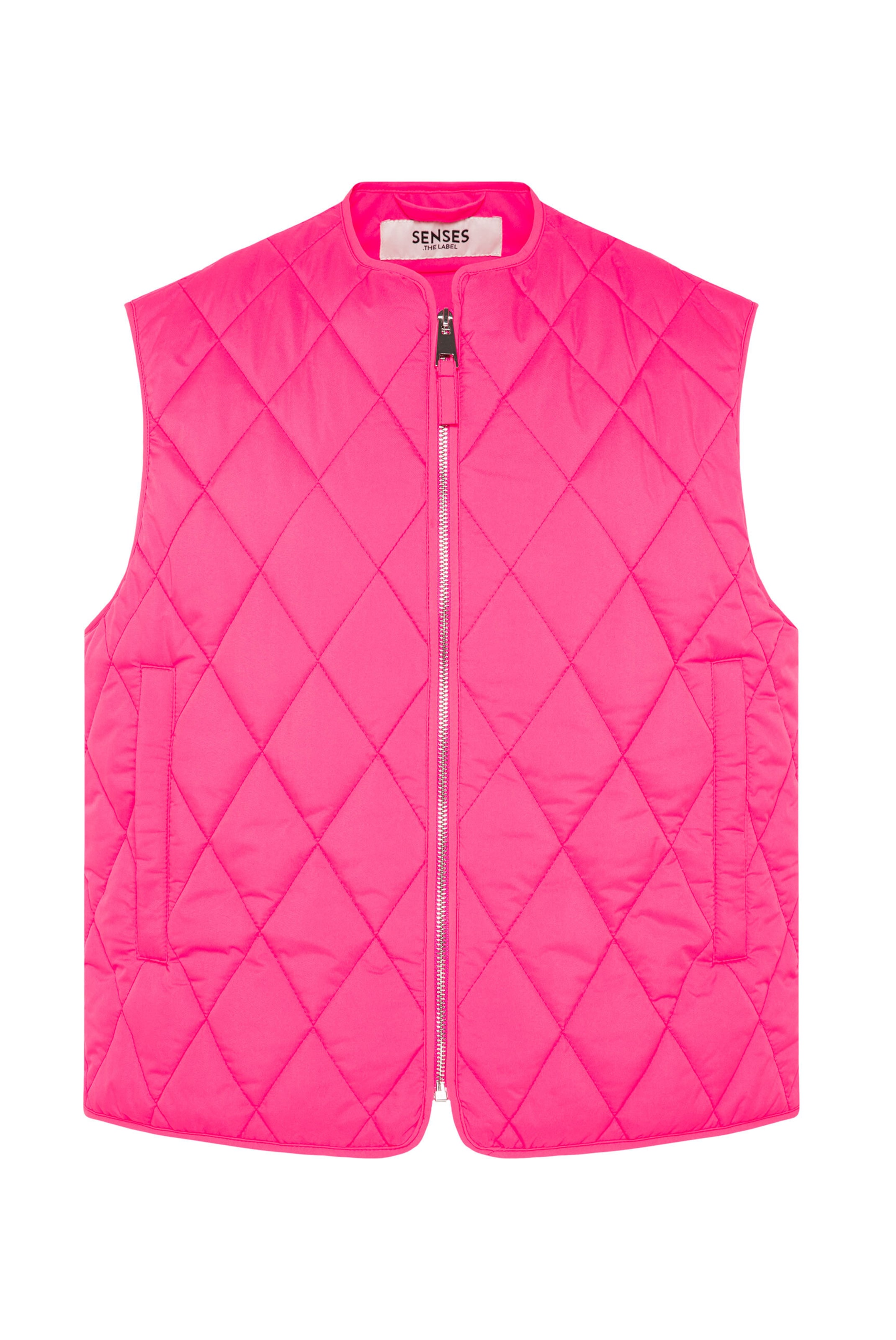 SENSES.THE LABEL Weste in Pink: Vorderseite