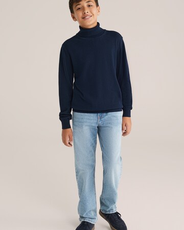 WE Fashion Sweater in Blue