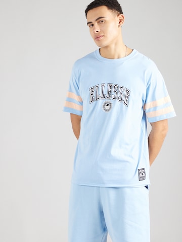 ELLESSE - Camisa 'Slateno' em azul: frente
