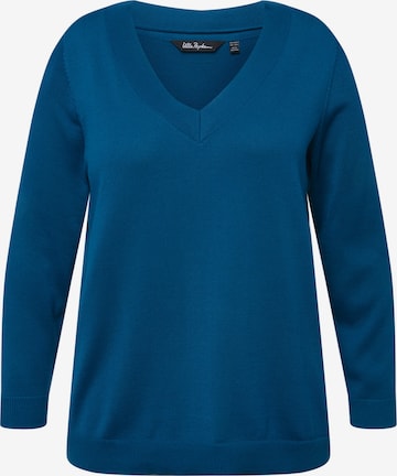 Pull-over Ulla Popken en bleu : devant