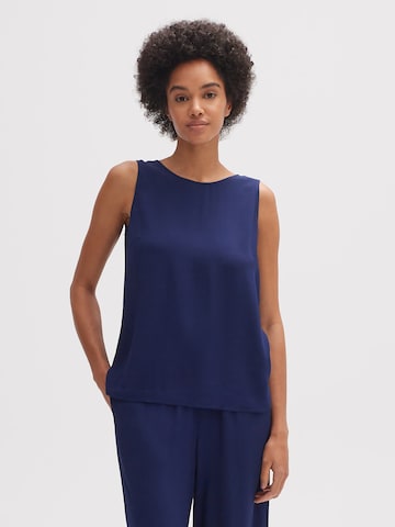 OPUS Blouse 'Finkani' in Blauw: voorkant