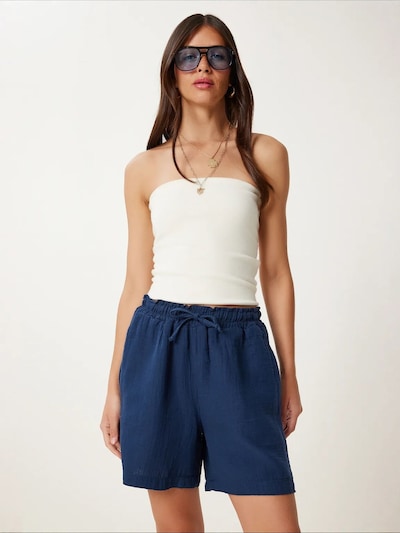 Happiness İstanbul Pants 'Shorts' in 34 in Navy, Item view