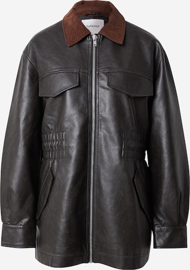 TOPSHOP Prijelazna jakna 'FREJ' u smeđa / crna, Pregled proizvoda