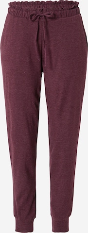 ESPRIT Pajama Pants in Red: front