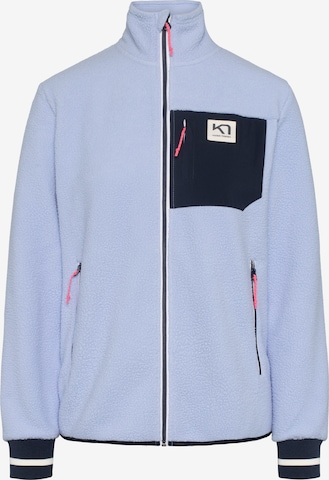 Kari Traa Fleece Jacket 'Rothe' in Blue: front
